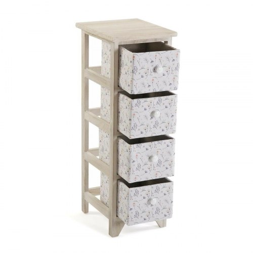 Versa Lili kommode i træ/MDF - 4 skuffer (30 × 72 × 25 cm)