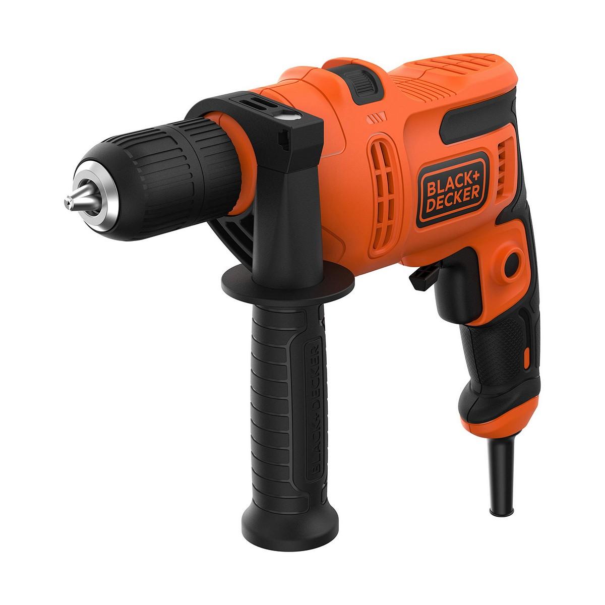 Black & Decker BEH200-QS slagboremaskine 500 W - bore- og tilbehørssæt, 230 V