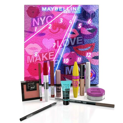 Makeup Sæt Maybelline Adventskalender 12 Dele