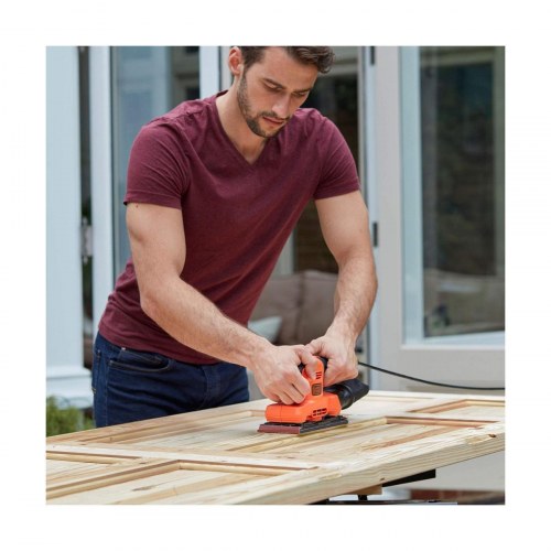 Black & Decker BEW220 excentersliber 150 W med støvpose