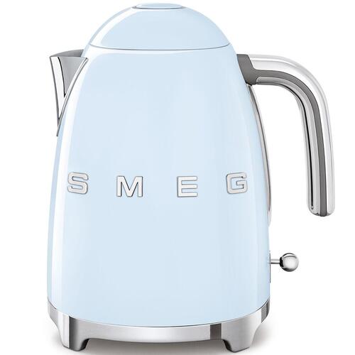Smeg vandkedel - Blå, rustfrit stål, 1,7 l, 2.400 W