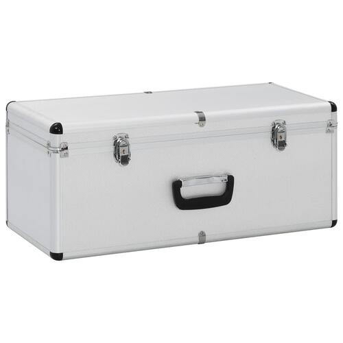 Opbevaringskufferter 3 stk. aluminium sølvfarvet