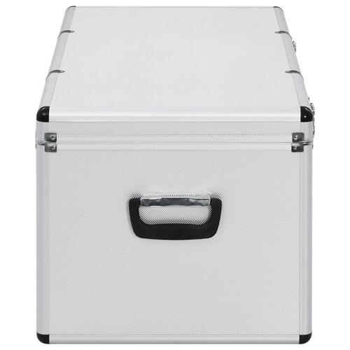 Opbevaringskufferter 3 stk. aluminium sølvfarvet