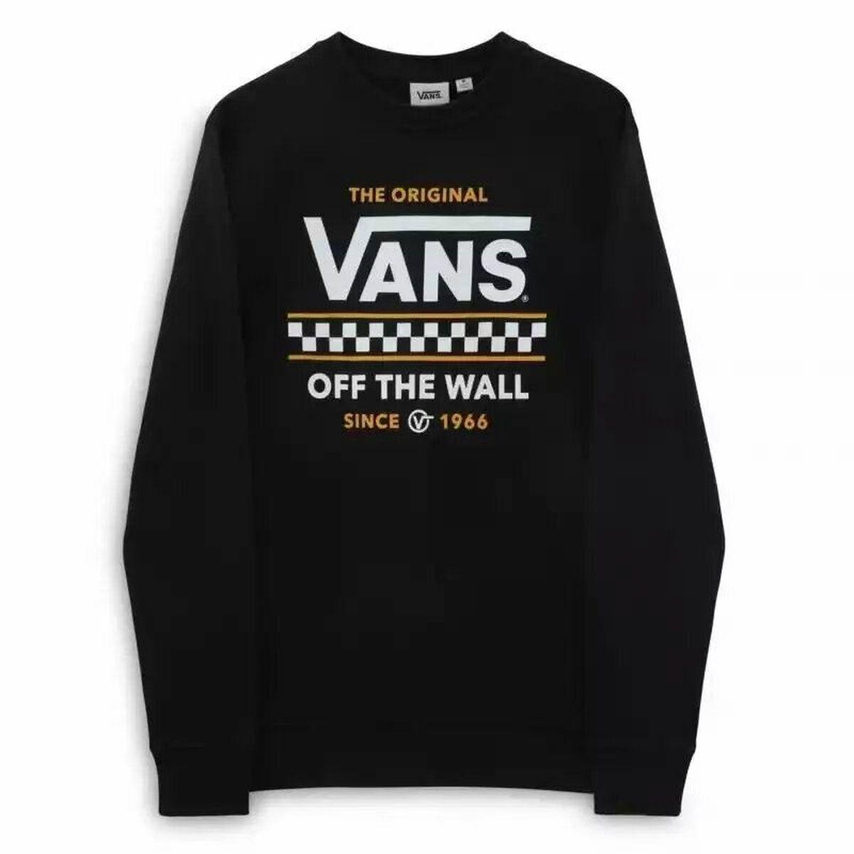 Vans sweatshirt til mænd uden hætte - sort, str. L