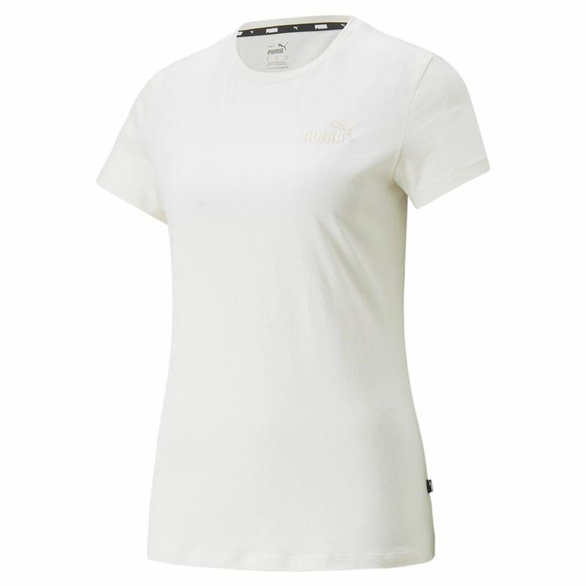 Kortærmet T-shirt til Kvinder Puma Hvid L