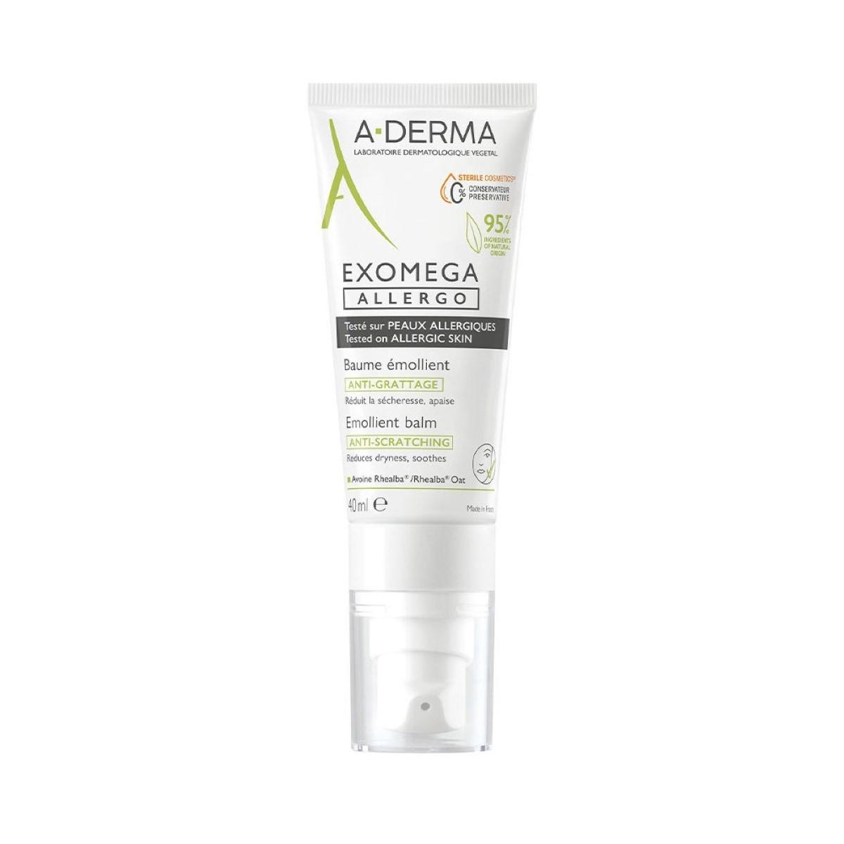 Beroligende Balsam Til Kløe Irriteret Hud Derma Exomega Allergo