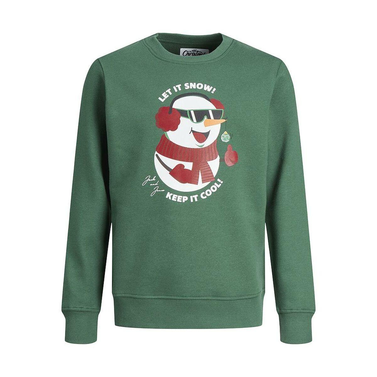 Sweaters Uden Hætte Til Børn Jack & Jones 12222091 Grøn 12 år