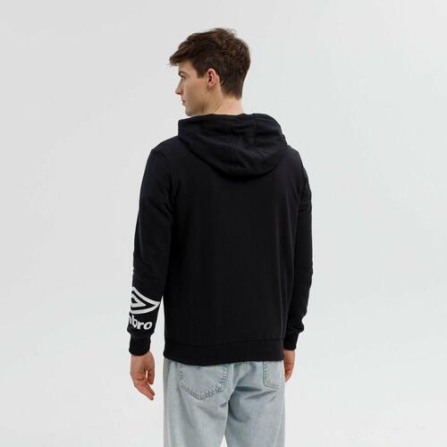Hættetrøje til Mænd FW TERRACE ZIP HOODIE Umbro 66063U 060 Sort S