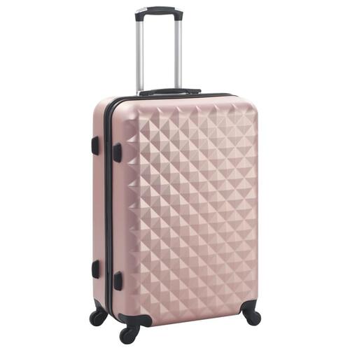 Kuffert sæt i 3 dele hardcase rosenguld ABS