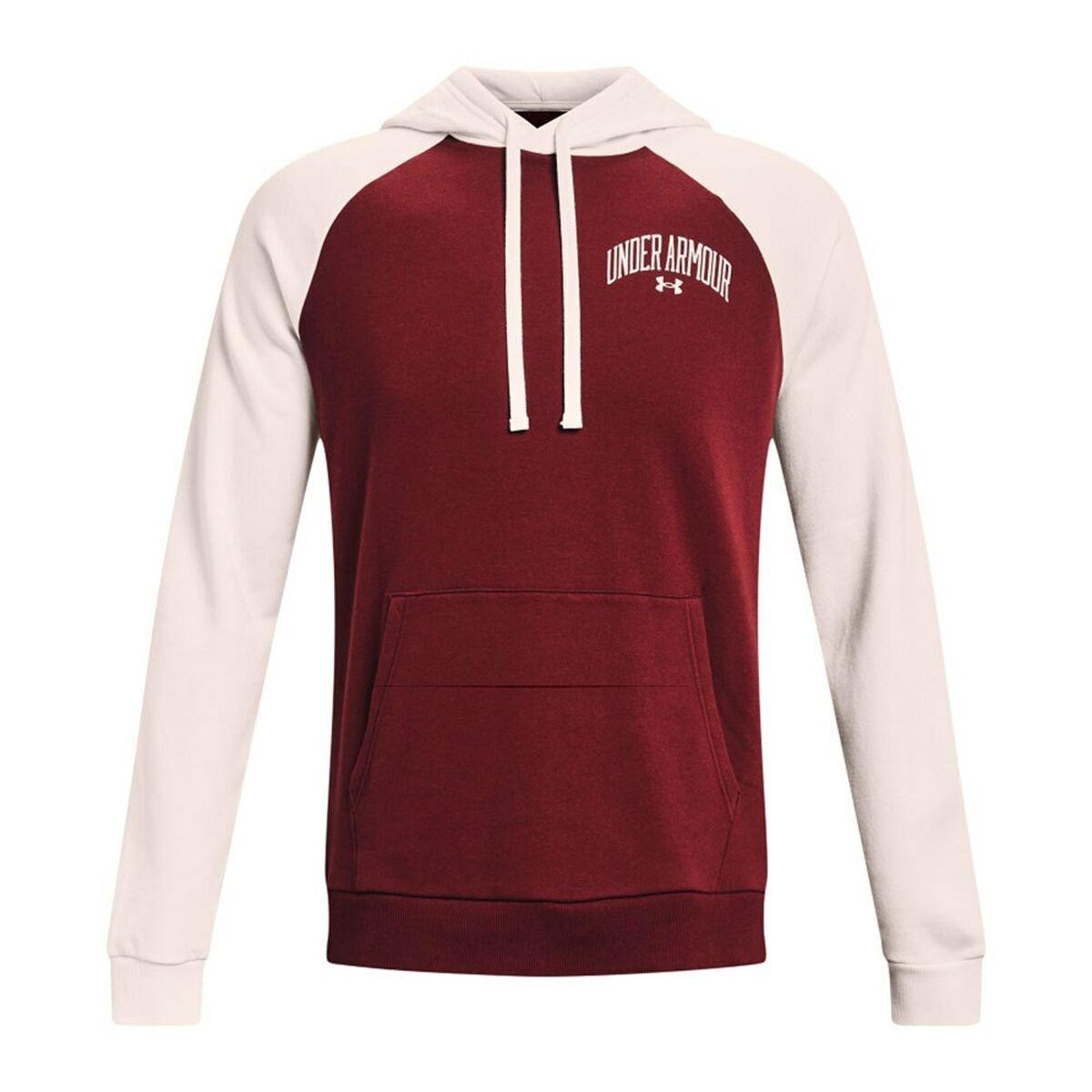 Hættetrøje Til Mænd Under Armour Mørkerød