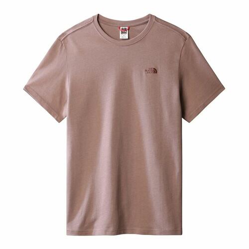 Kortærmet T-shirt til Mænd The North Face Premium Brun Unisex M