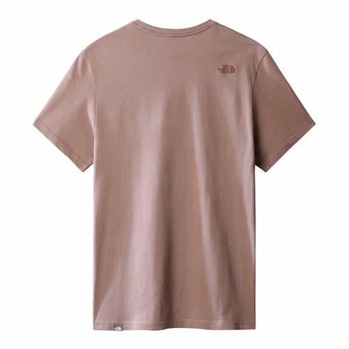 Kortærmet T-shirt til Mænd The North Face Premium Brun Unisex M