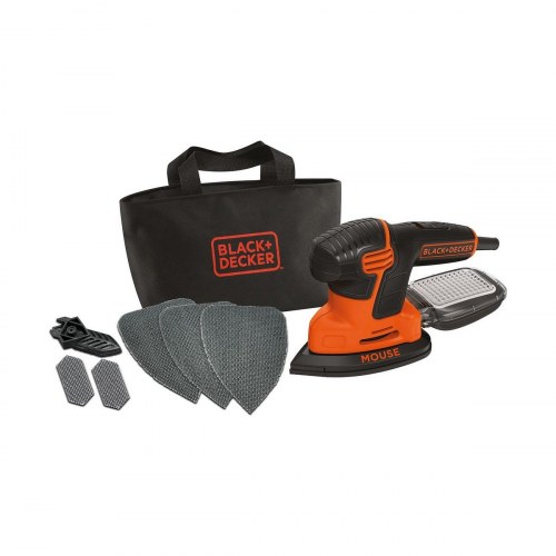 Black & Decker KA2000 mus-sliber 120 W - med støvopsamler og taske