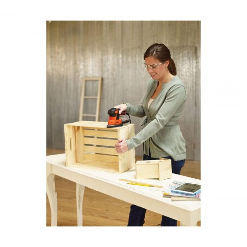 Black & Decker KA2000 mus-sliber 120 W - med støvopsamler og taske
