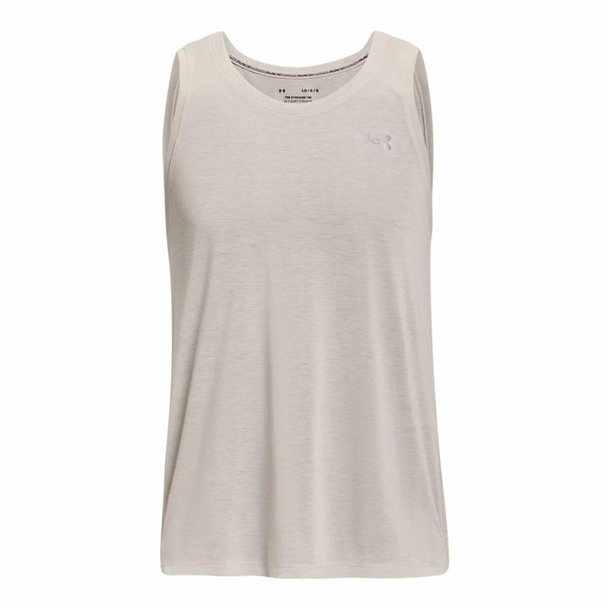 T-shirt til Mænd uden Ærmer Under Armour Streaker Grå - M