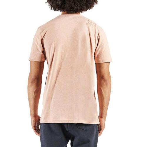 Kortærmet T-shirt til Mænd Kappa Laksefarvet Mænd L