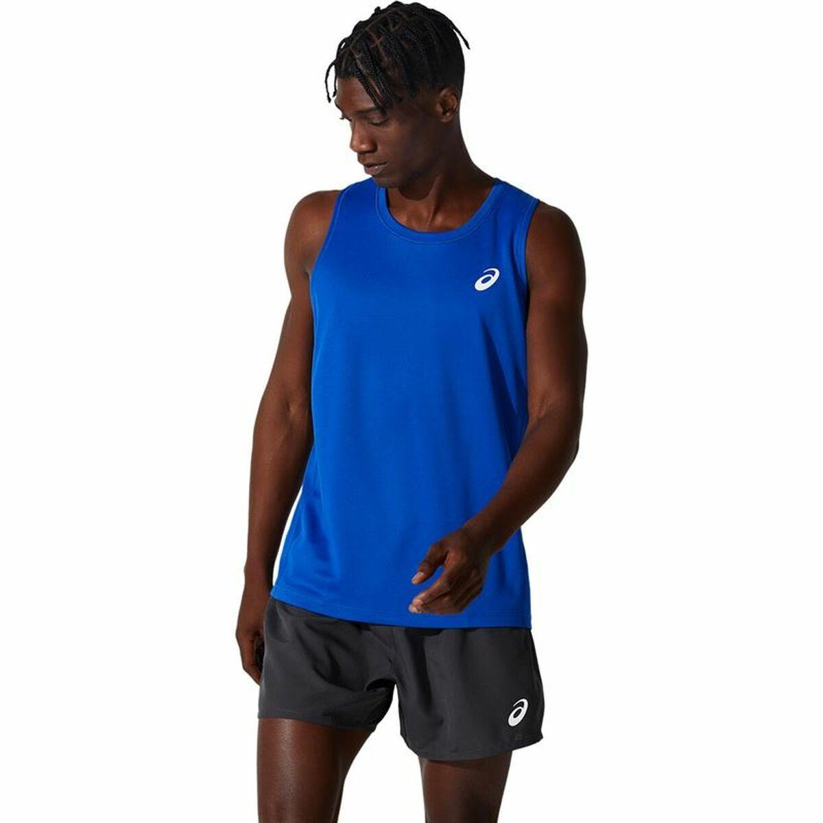 Shirt Til Mænd Uden Ærmer Asics Core Singlet Blå