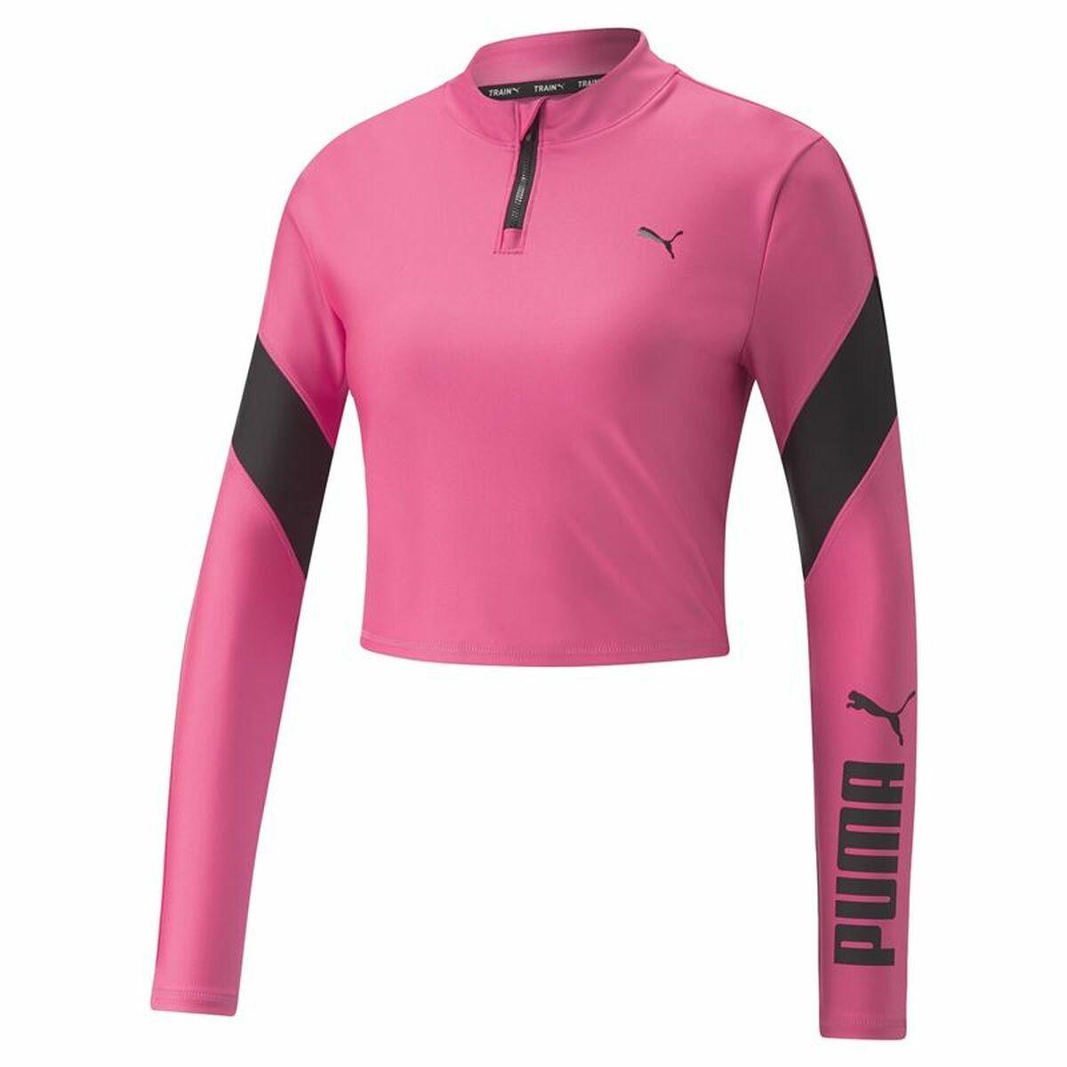 Langærmet T-shirt til Kvinder Puma Fuchsia Pink - M