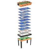 15-i-1 multi-spillebord 121 x 61 x 82 cm ahorn