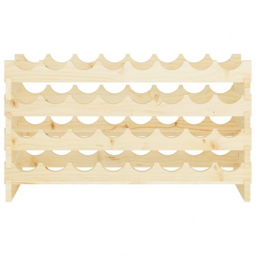 Vinreol 83x29x46 cm massivt fyrretræ