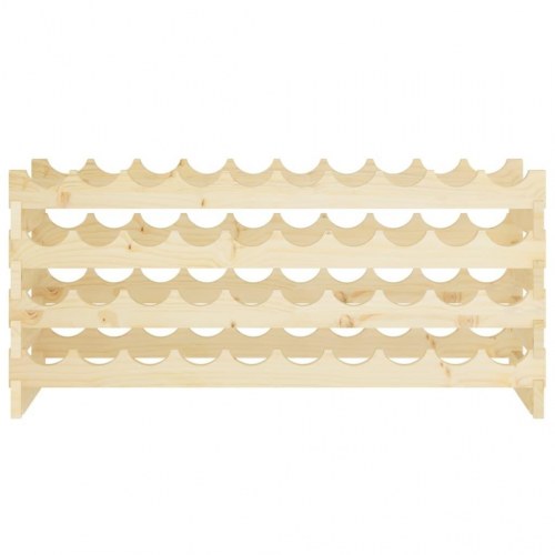 Vinreol 101x29x46 cm massivt fyrretræ