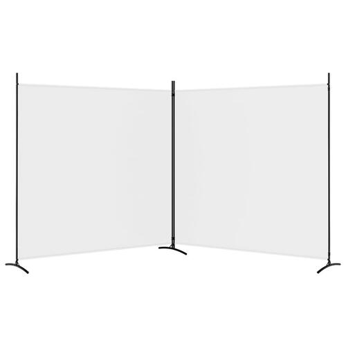 2-panels rumdeler 348x180 cm stof hvid