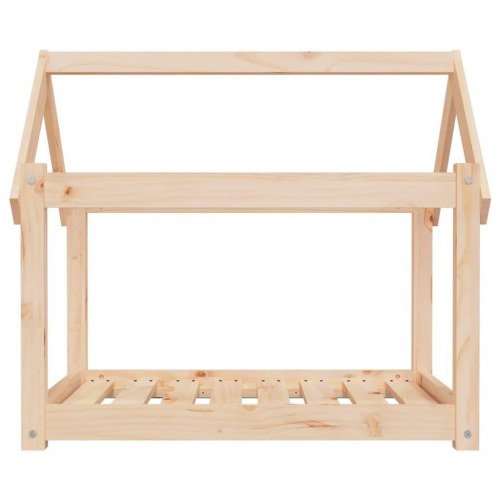 Hundeseng i massivt fyrretræ - 81 × 60 × 70 cm