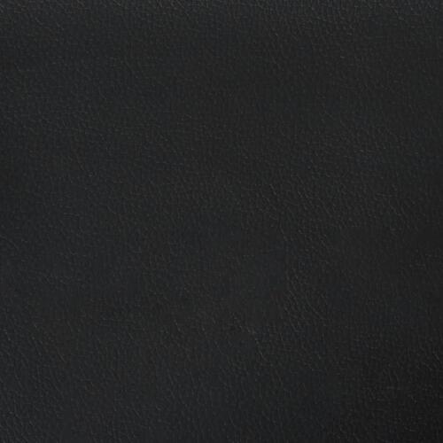 Springmadras med pocketfjedre 90x190x20 cm kunstlæder sort
