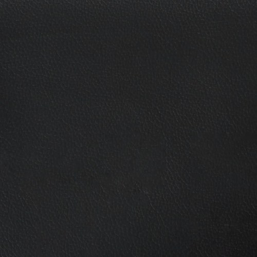 Springmadras med pocketfjedre - medium 90×190×20 cm, kunstlæder, sort