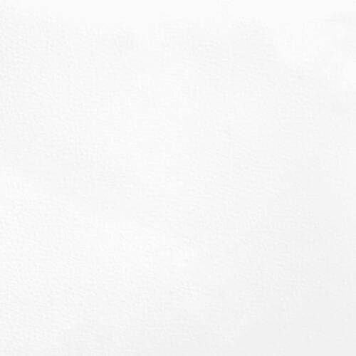 Springmadras med pocketfjedre 140x190x20 cm kunstlæder hvid
