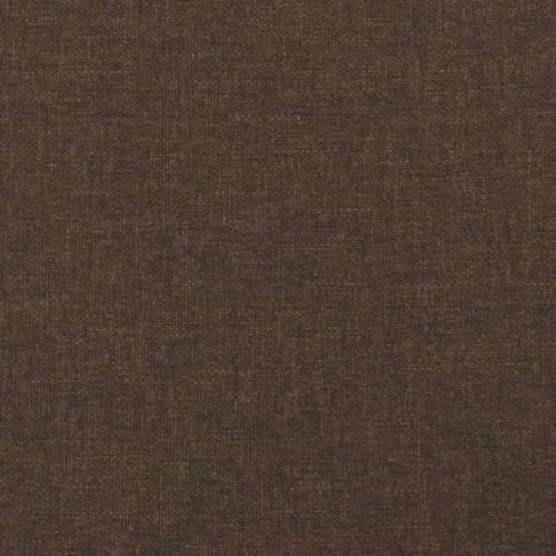 Springmadras med pocketfjedre - medium 80×200×20 cm, stof mørkebrun