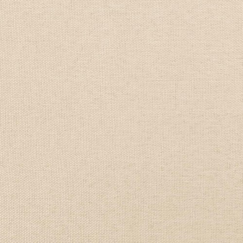 Springmadras med pocketfjedre 160x200x20 cm stof cremefarvet