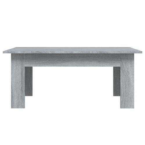 Sofabord 100x60x42 cm konstrueret træ grå sonoma-eg
