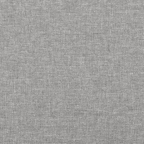Springmadras med pocketfjedre 140x200x20 cm stof lysegrå