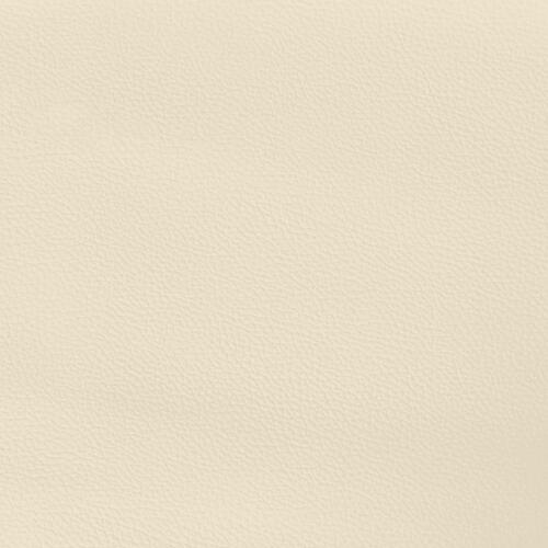 Springmadras med pocketfjedre 160x200x20 cm kunstlæder creme