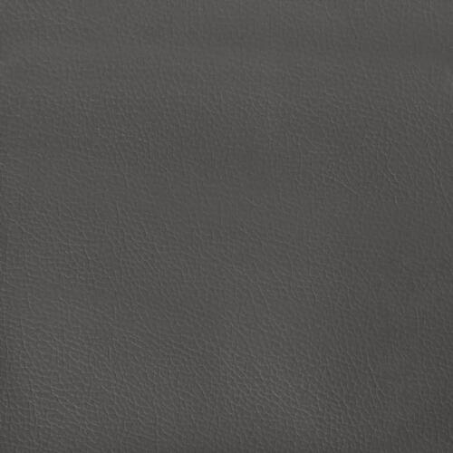 Springmadras med pocketfjedre 180x200x20 cm kunstlæder grå