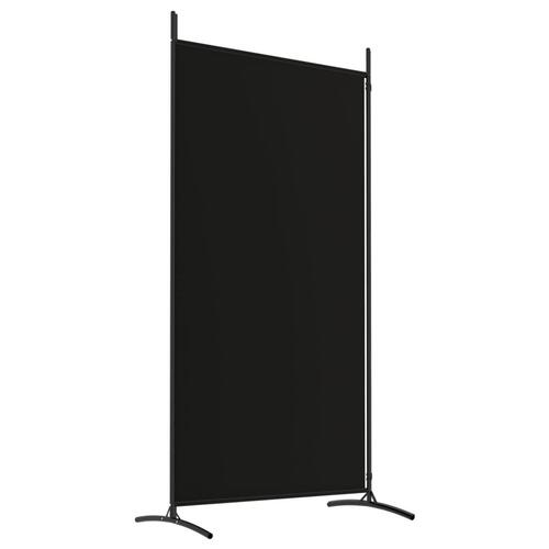 2-panels rumdeler 175x180 cm stof sort