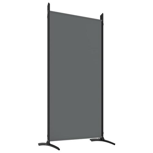6-panels rumdeler 520x180 cm stof antracitgrå