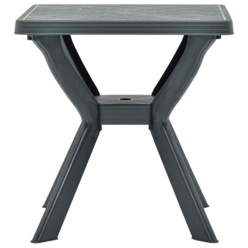 Bistrobord 70 × 70 × 72 cm i plast - grøn