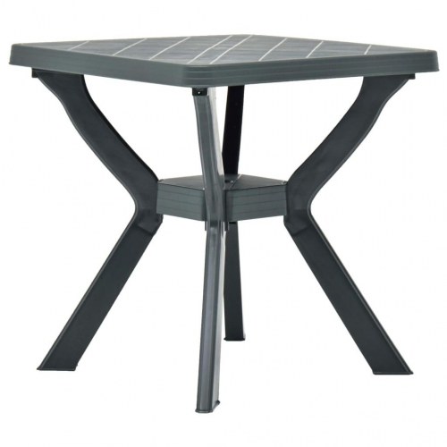 Bistrobord 70 × 70 × 72 cm i plast - grøn