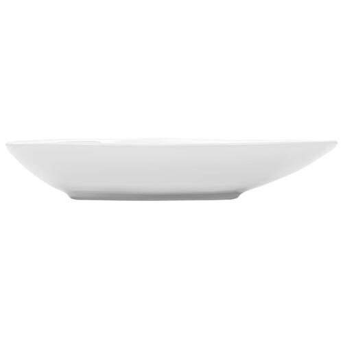 Håndvask keramik trekantet hvid 645 x 455 x 115 mm