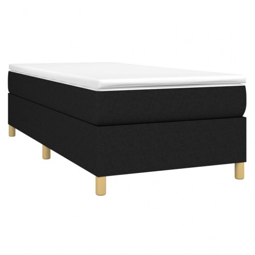 Boxspring sengeramme 80×200 cm i stof - sort