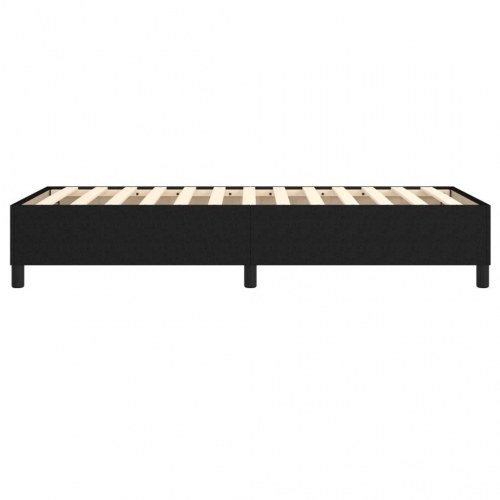 Boxspring sengeramme 90×190 cm i stof - sort