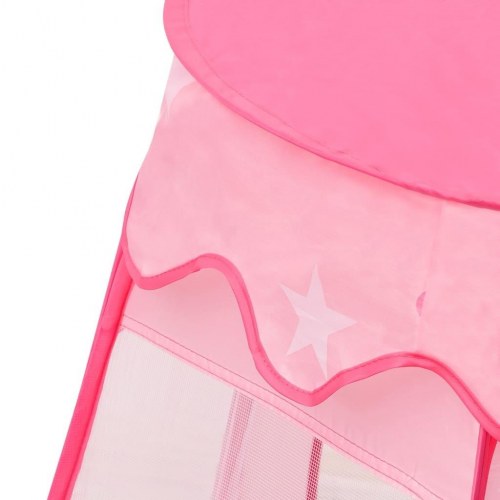 Legetelt til børn med 250 Lyserød 102x102x82 cm