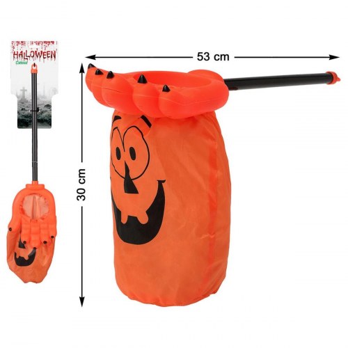 Halloween dekoration - Trick or Treat græskar, orange 53 × 30 cm (polyester)