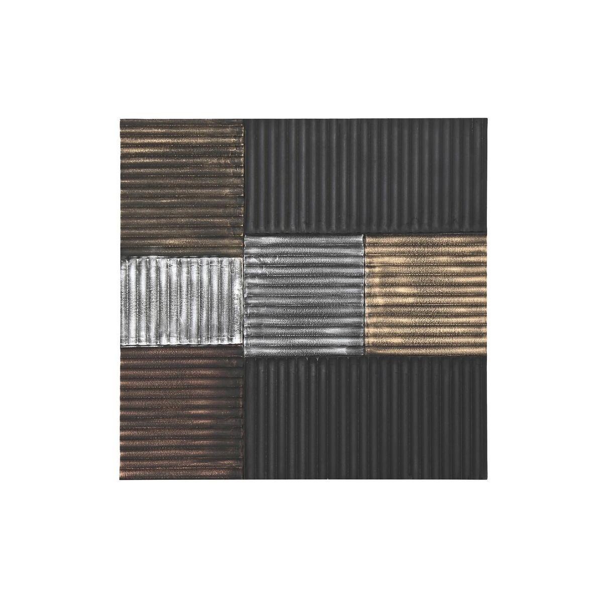 Vægdekoration Sort Gylden Glamour Moderne Træ Mdf