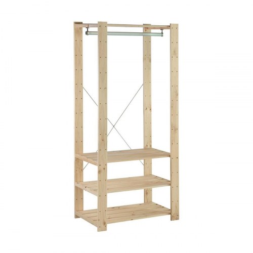 Astigarraga Evolution reolsystem med bøjlestang - fyrretræ, brun/natur/beige