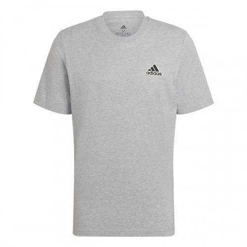 Adidas Essentials Feelcomfy kortærmet T-shirt til mænd - Grå (M)
