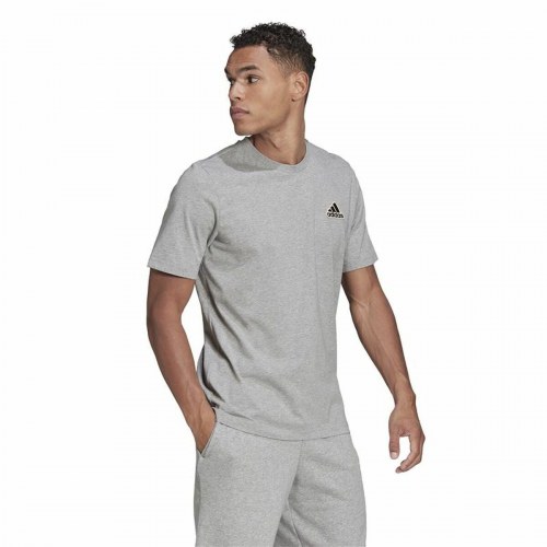 Adidas Essentials Feelcomfy kortærmet T-shirt til mænd - Grå (M)