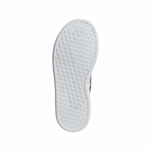 Sportssko til børn Adidas Grand Court Print Hvid 39 1/3